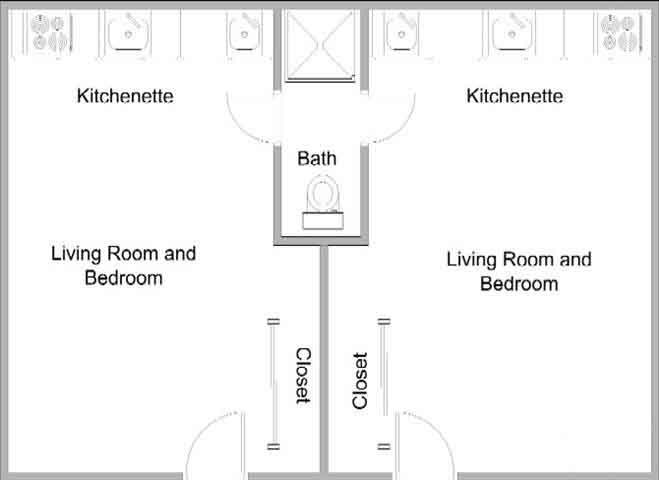 Merdian Pointe Apartments Studio Drake Shared Floor Plan Merdian Pointe Apartments Studio Drake Shared Floor Plan